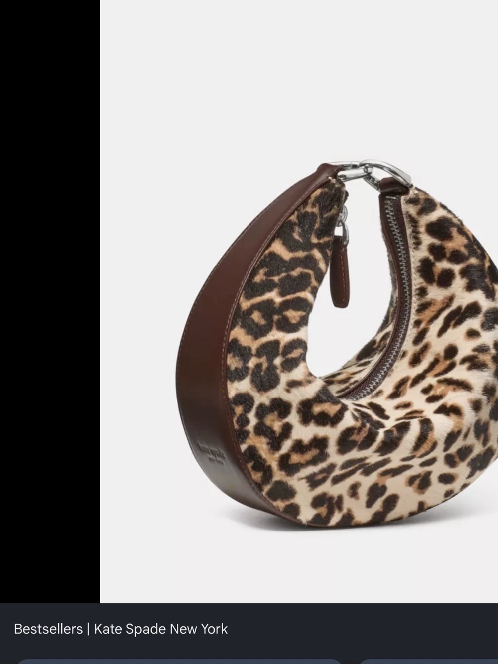 Kate Spade NY BESTSELLER Leopard Print Haircalf Multi-way Bag NEW w/ Dust Bag - Picture 11 of 16